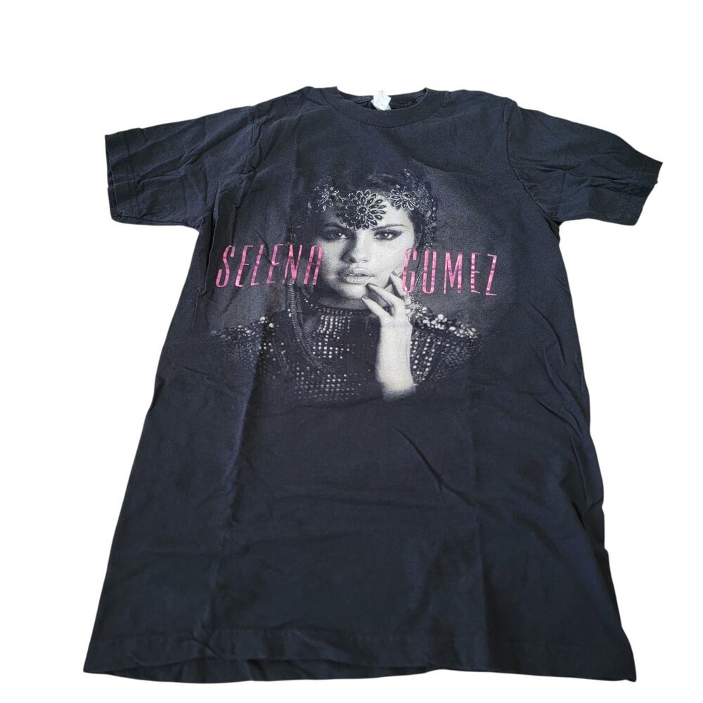 Selena Gomez 2013 Tour Black Shirt Size Small